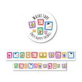 December Stamps Washi Tape