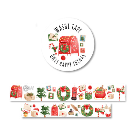 Only Happy Things Stationery - Christmas Mail Washi Tape