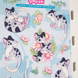Water Opossum (Yapok) Vinyl Sticker Sheet