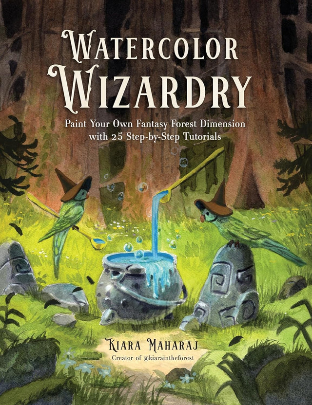Venture into a magical realm with this collection of spellbinding fantasy projects. Artist Kiara Maharaj becomes your guide on a grand adventure where your brush becomes your wand and your paints become your potions.