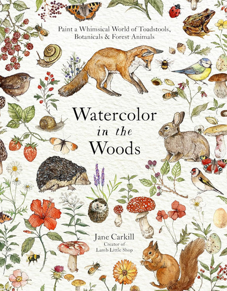 Illustrator Jane Carkill invites you into her storybook world with this collection of beginner-friendly art tutorials! With easy-to-follow directions to guide you through every swish of your brush, these cozy tutorials come to life on the page with each step. As enchanting as they are easy, these wonderful watercolor projects―with sketch templates included for added simplicity―are sure to bring joy and delight to every artist.