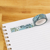 Waterfall Floral Washi Tape

Our washi tape is made for paper lovers, pen pals, and anyone who gets butterflies in the stationery aisle. Perfect for journaling, scrapbooking, decorating envelopes, or adding a personal touch to planners and calendars. It's gentle on paper, easy to tear by hand, and removable without leaving residue, so you can rearrange, redo, and re-stick as needed.

Design Features:&nbsp;

Each roll measures 15mm wide on a 10m roll
Full color repeating pattern
Washi tape dispenser packagin