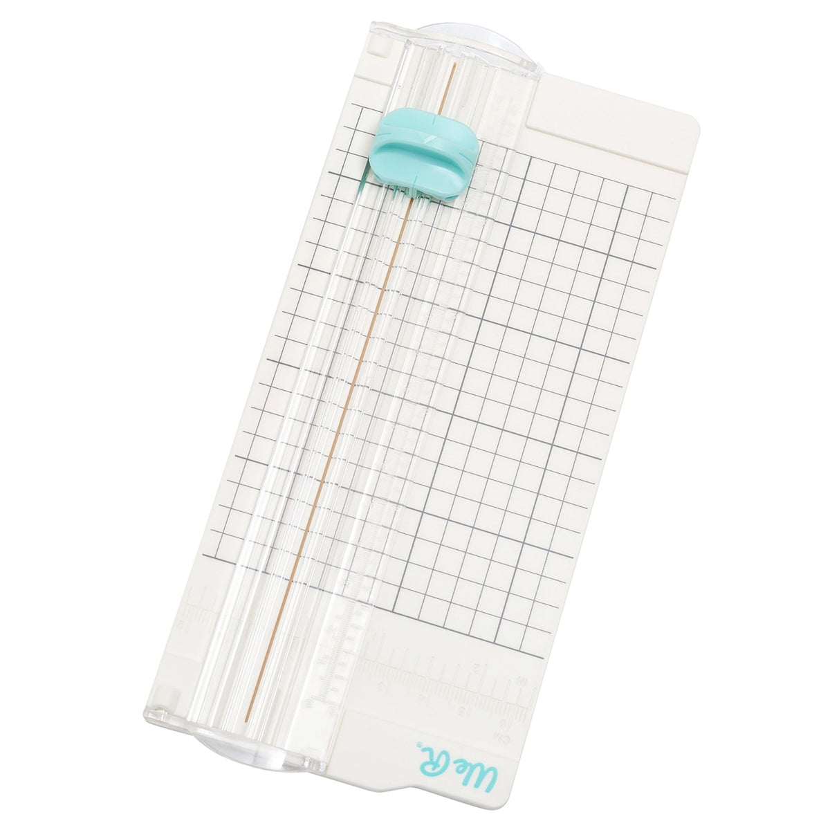 The We R Makers Mini Trimmer Tool is a compact and versatile solution for all your paper trimming needs. Perfectly sized for crafting on the go or in tight spaces, this trimmer offers precise cuts for cardstock, paper, and other crafting materials. Whether you're creating handmade cards, scrapbooking, journaling, or engaging in other DIY crafts, this mini trimmer provides the flexibility and accuracy required for professional-looking results. 