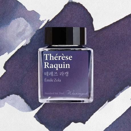 A blue violet base deepens into gray violet as it dries, while cool blue-gray tones softly emerge between the layers. Its evolving colors reflect Thereses descent into ruin, caught between suppressed desire and inescapable guilt.