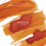 'The Color of Literature' is the project expressing the stories and impressions of literature works with colors, Wearingeul inks illustrate the specific scenes or the atmosphere of novels and poems, Also, some sets represent the main concept of the original stories, giving unqiue exprience following itinerary of the characters in the stories.

Under the golden sun, Siddhartha's journey toward inner enlightenment unfolds. This vivid yellow-orange ink captures the trace of a pure soul in search of truth.&nbsp