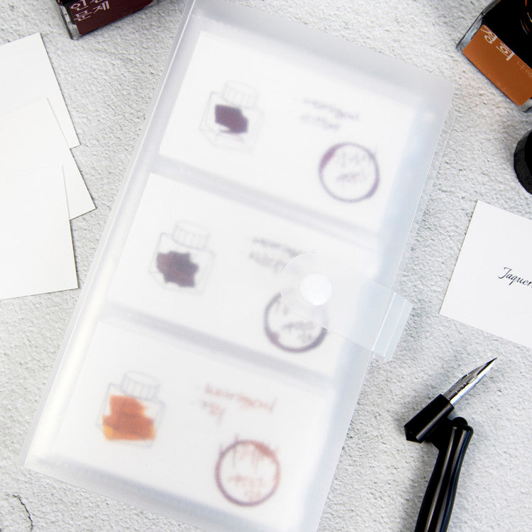 Wearingeul Transparent Color Chart Card Binder