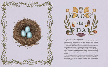 A beautifully illustrated, interactive guide to ancient, nature-based holidays and customs. Through themed meditations, crafts, and rituals, young readers can learn about old and new ways of honoring the seasons—and create their own!

Blending nature connection with art, poetry, and myth, The Wheel of the Year conveys the magic and beauty of ancient traditions and encourages young family members to notice, care for, and celebrate the natural world around them. A thoughtful reference and gift book suitable f