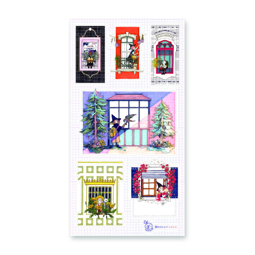 Iconaclub Window Sticker Whimsical Windows Sticker – Little Craft Place