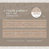 Add a cozy touch to your crafts with the Whiskers of Wicker Weaves Kiss Cut PET Tape. Each kiss‑cut piece is easy to peel and perfect for decorating journals, planners, pen‑pal letters, scrapbooks, and gifts. The soft wicker‑inspired motifs give your pages a gentle, homey touch that feels both cute and calming.

Kiss Cut
Includes 1 roll of PET tape