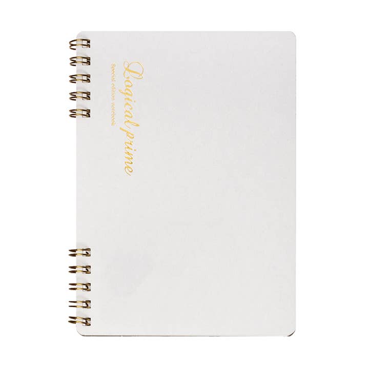 Libreta de anillas Logical Prime W, tamaño A5, color blanco