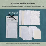 This beautifully crafted paper pack includes 15 pieces of cute paper materials in different patterns! Each pack comes with pieces in 5 varying styles with 3 of each design.

These pieces make great card decoration, collage pieces, or additions to your journal spreads!