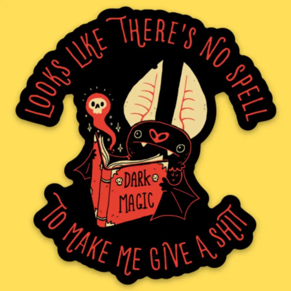 Wicked Clothes - Dark Magic Spell Vinyl Sticker

• Durable &amp; weatherproof
• Made of thick vinyl which protects from scratching, rain &amp; sunlight
• Size: 3" x 2.8" inches