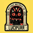 Wicked Clothes - My Soul Vinyl Sticker

A black cat with devil horns, bat wings, and glowing red eyes poses on a tombstone-style frame between skull pillars: my soul belongs to Lucipurr. It was never really yours anyway. The cat collected it the day you brought it home.

• Durable &amp; weatherproof
• Made of thick vinyl which protects from scratching, rain &amp; sunlight
• Size: 2.46" x 3" inches