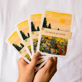Wild Pencil Studio Postcard Set - Landscapes

✸ POSTCARD ✸

This Postcard designed with all wanderers in mind will be perfect for your snail mail, art wall and letters. Made from one of my sketchbook paintings with love in Czech Republic.