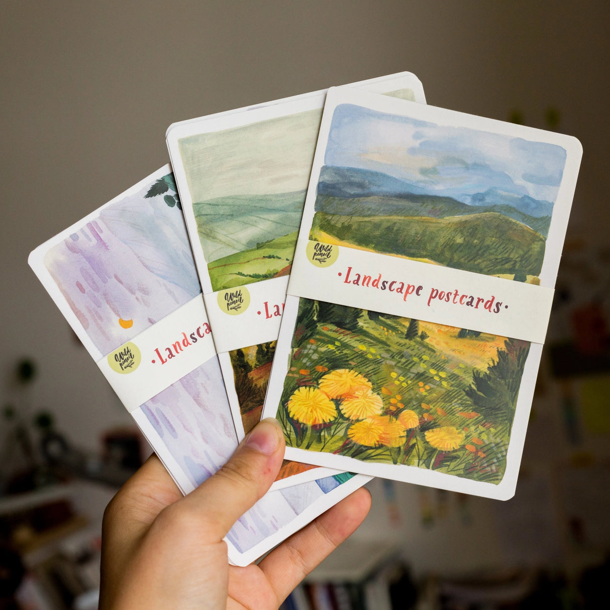 Wild Pencil Studio Postcard Set - Landscapes II

✸ POSTCARD ✸

This Postcard designed with all wanderers in mind will be perfect for your snail mail, art wall and letters. Made from one of my sketchbook paintings with love in Czech Republic.