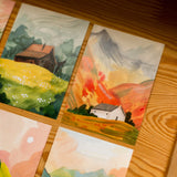 This label sticker set is not only perfect for your notebooks, but also can perfectly serve as a labels for your gifts. My favourite use is to just stick them on a folded piece of paper and use as a birthday card!