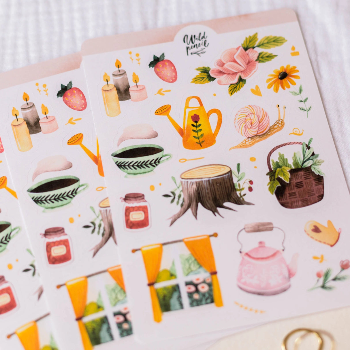 Designed with all travelers, wanderer and nature lovers in mind, sticker sheets have been core product of Wild Pencil Studio and loved by many in the last few years. Each decorated with my own original watercolor or gouache illustration, they are perfect for bullet journals, planners, envelopes or various other crafts!