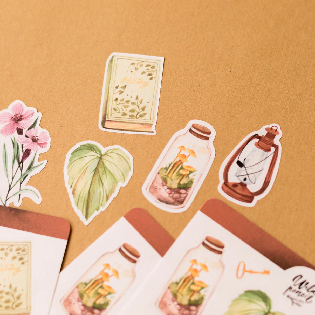 Paper sticker sheets have been core product of Wild Pencil Studio and loved by many in the last few years. Each decorated with my own original watercolor or gouache illustration, they are perfect for bullet journals, planners, envelopes or various other crafts!