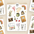 This paper sticker sheet has been designed with all summer lovers in mind! Perfect for your bullet journal, planner, snail mail or various other crafts. Designed from my original sketchbook illustrations, each made with love in Czech Republic.