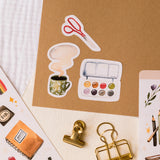 This paper sticker sheet has been designed with all summer lovers in mind! Perfect for your bullet journal, planner, snail mail or various other crafts. Designed from my original sketchbook illustrations, each made with love in Czech Republic.