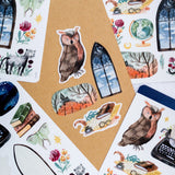 Wild Pencil Studio Sticker Sheet - Dark Academia