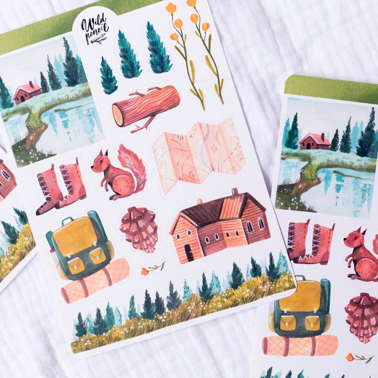 Wild Pencil Studio Sticker Sheet - Explorer