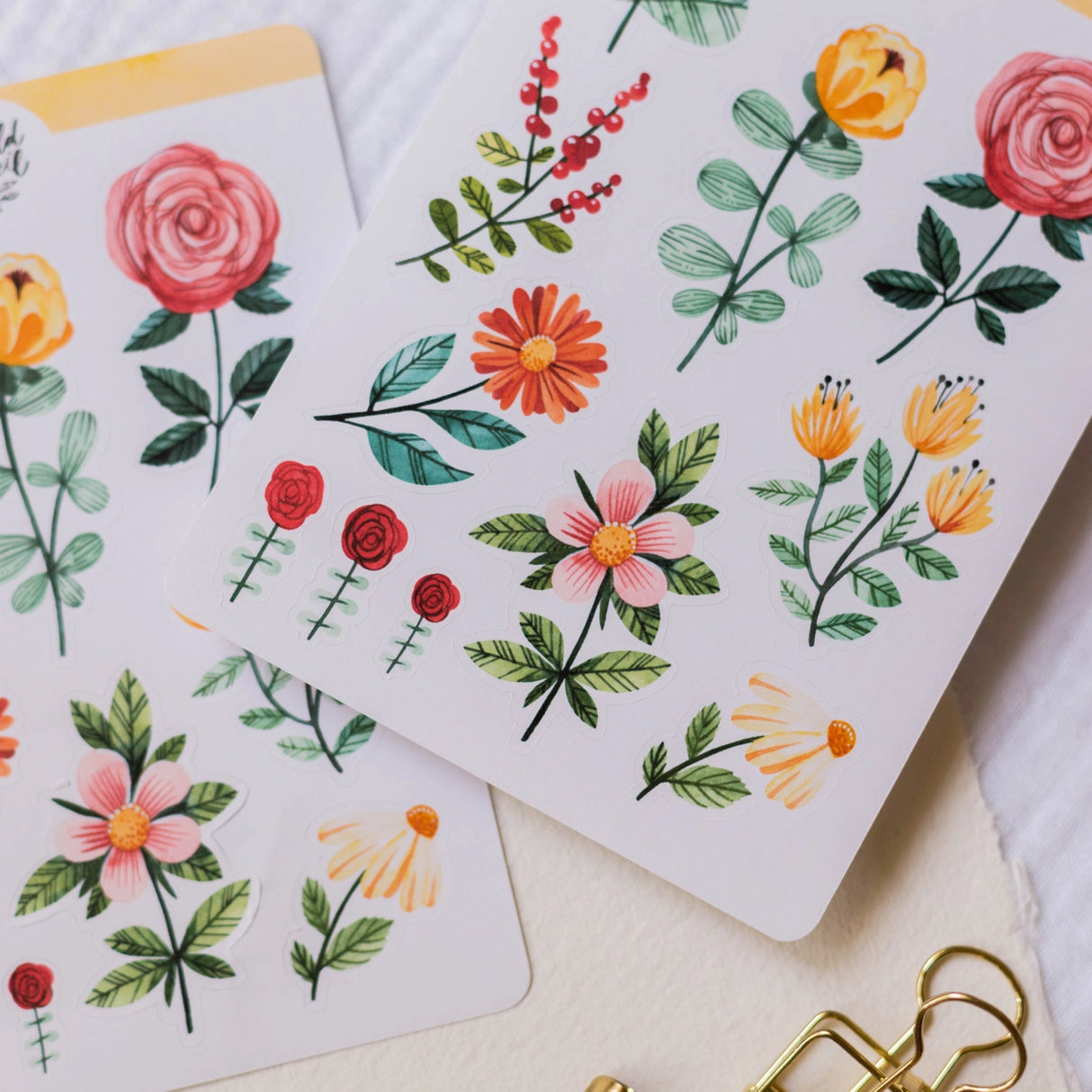 Wild Pencil Studio Sticker Sheet - Flowers