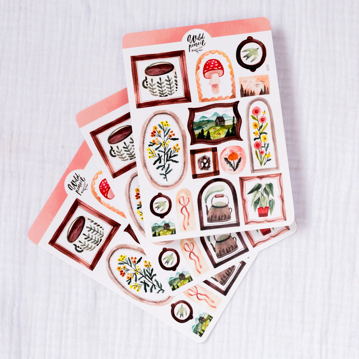 Wild Pencil Studio Sticker Sheet - Frames