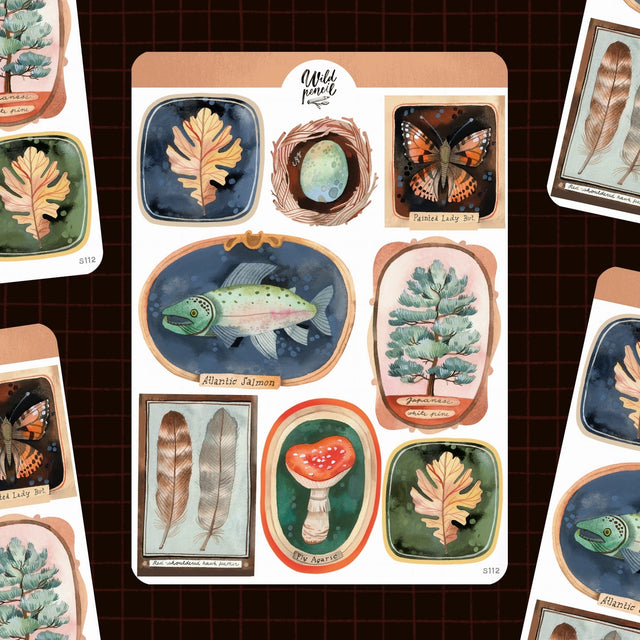Wild Pencil Studio Sticker Sheet - Museum