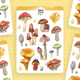 Wild Pencil Studio Sticker Sheet - Mushrooms