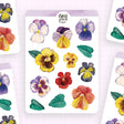 Elevate your stationery collection with our exquisite Pansy Sticker Sheet! Ideal for sticker enthusiasts, crafters, and floral lovers alike.