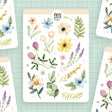 Wild Pencil Studio Sticker Sheet - Pastel Flowers
