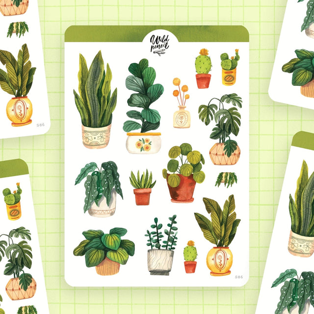Wild Pencil Studio Sticker Sheet - Plants