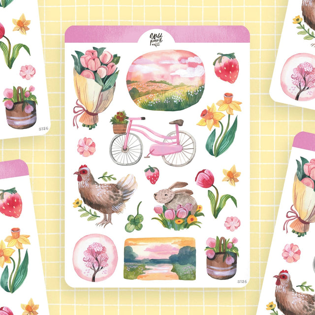 Wild Pencil Studio Sticker Sheet - Springtime