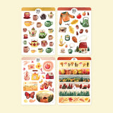 Get four stickers sheets in a bundle for better price! Perfect for your bullet journal, planner, snail mail or various other crafts. Designed from my original sketchbook illustrations, each made with love in Czech Republic.