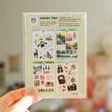 Get four stickers sheets in a bundle for better price! Perfect for your bullet journal, planner, snail mail or various other crafts. Designed from my original sketchbook illustrations, each made with love in Czech Republic.