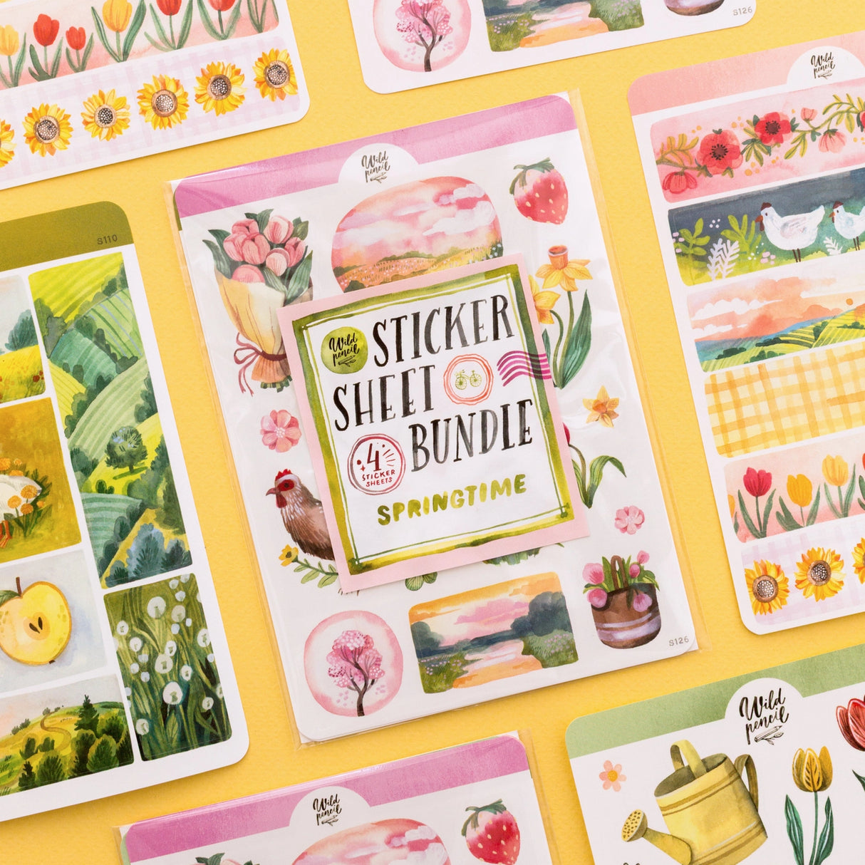 Get four stickers sheets in a bundle for better price! Perfect for your bullet journal, planner, snail mail or various other crafts. Designed from my original sketchbook illustrations, each made with love in Czech Republic.