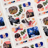 Wild Pencil Studio Washi Sticker Sheet - November