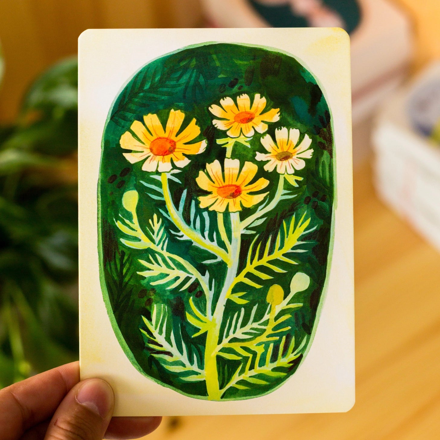 This Postcard designed with all wanderers in mind will be perfect for your snail mail, art wall and letters. Made from one of my sketchbook paintings with love in Czech Republic.