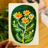 This Postcard designed with all wanderers in mind will be perfect for your snail mail, art wall and letters. Made from one of my sketchbook paintings with love in Czech Republic.
