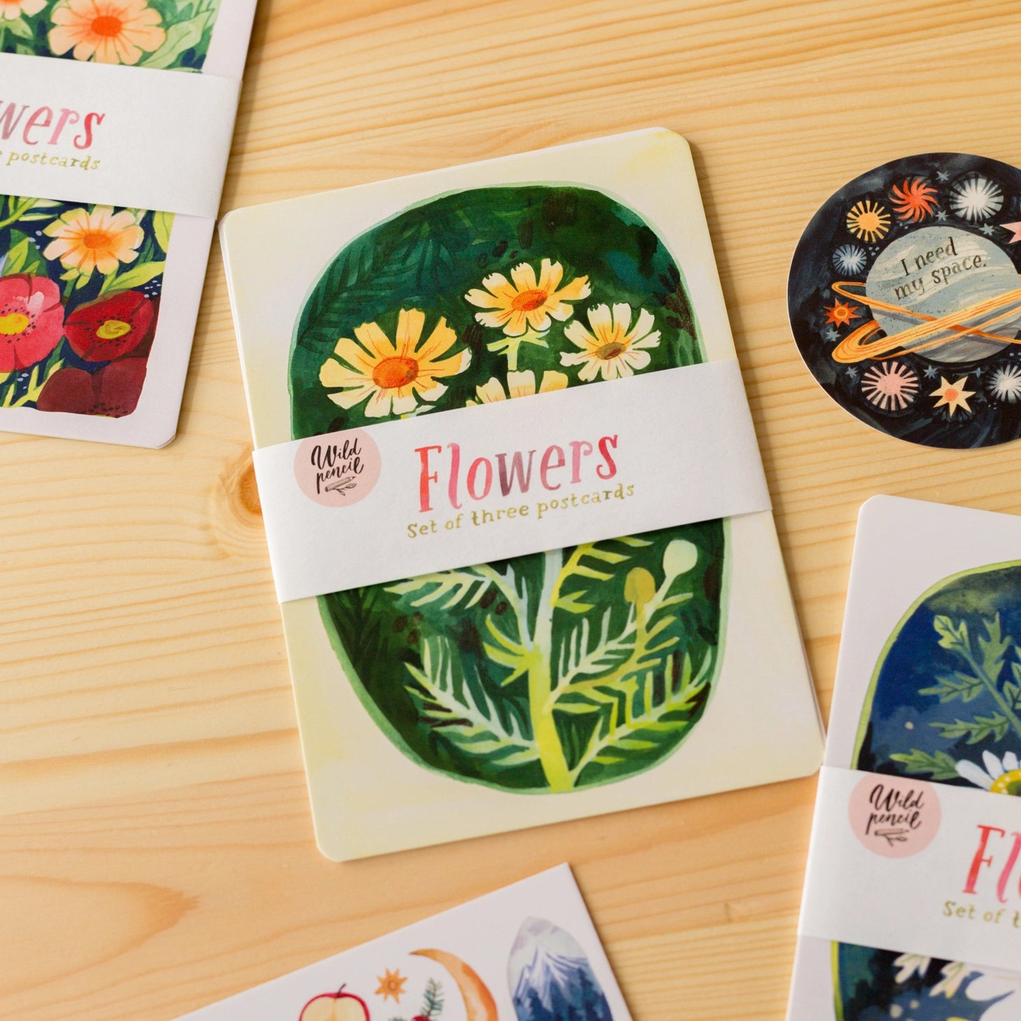 This Postcard designed with all wanderers in mind will be perfect for your snail mail, art wall and letters. Made from one of my sketchbook paintings with love in Czech Republic.