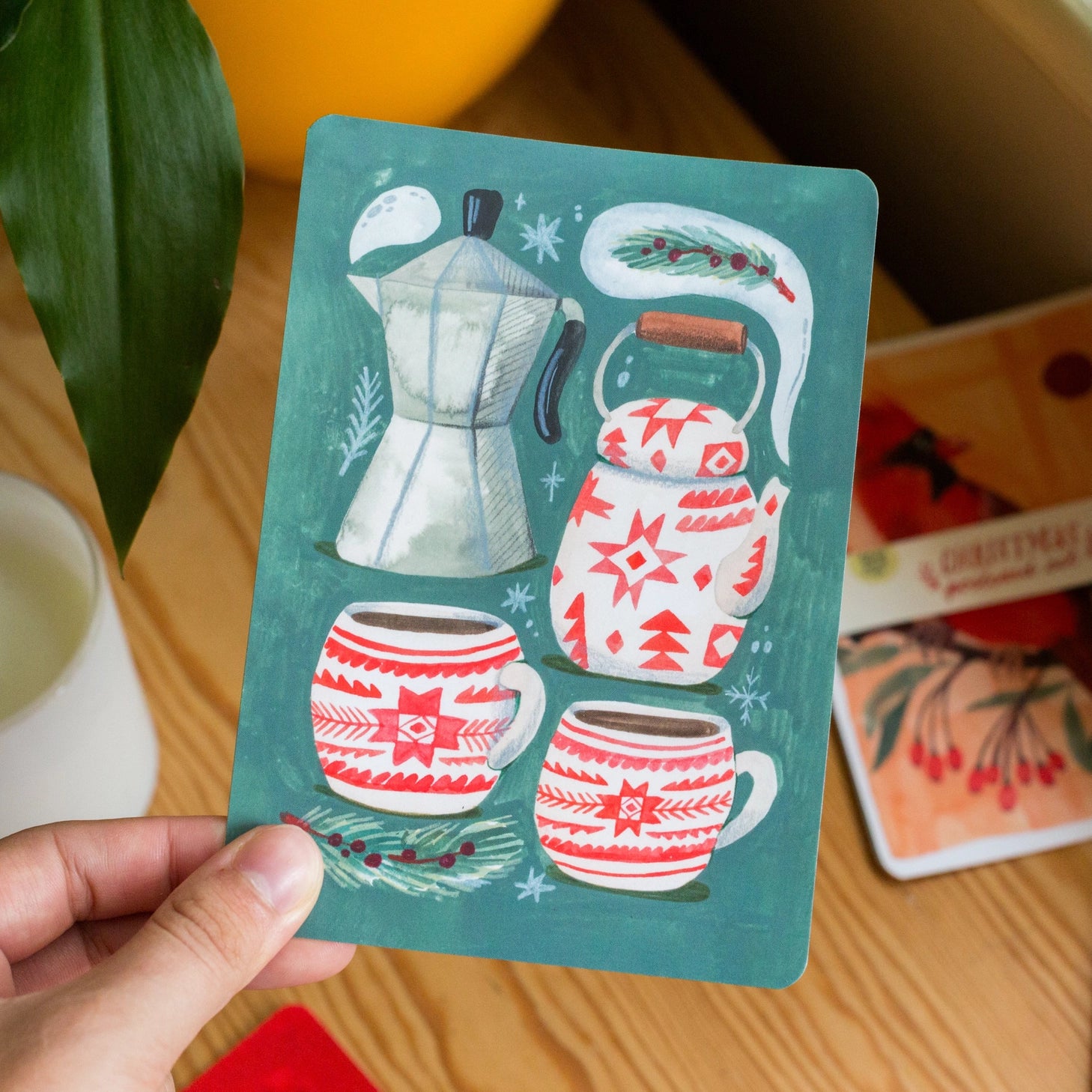 This postcard designed with all wanderers in mind will be perfect for your snail mail, art wall and letters. Made from one of my sketchbook paintings with love in Czech Republic.