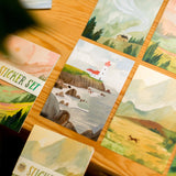 This label sticker set is not only perfect for your notebooks, but also can perfectly serve as a labels for your gifts. My favourite use is to just stick them on a folded piece of paper and use as a birthday card!