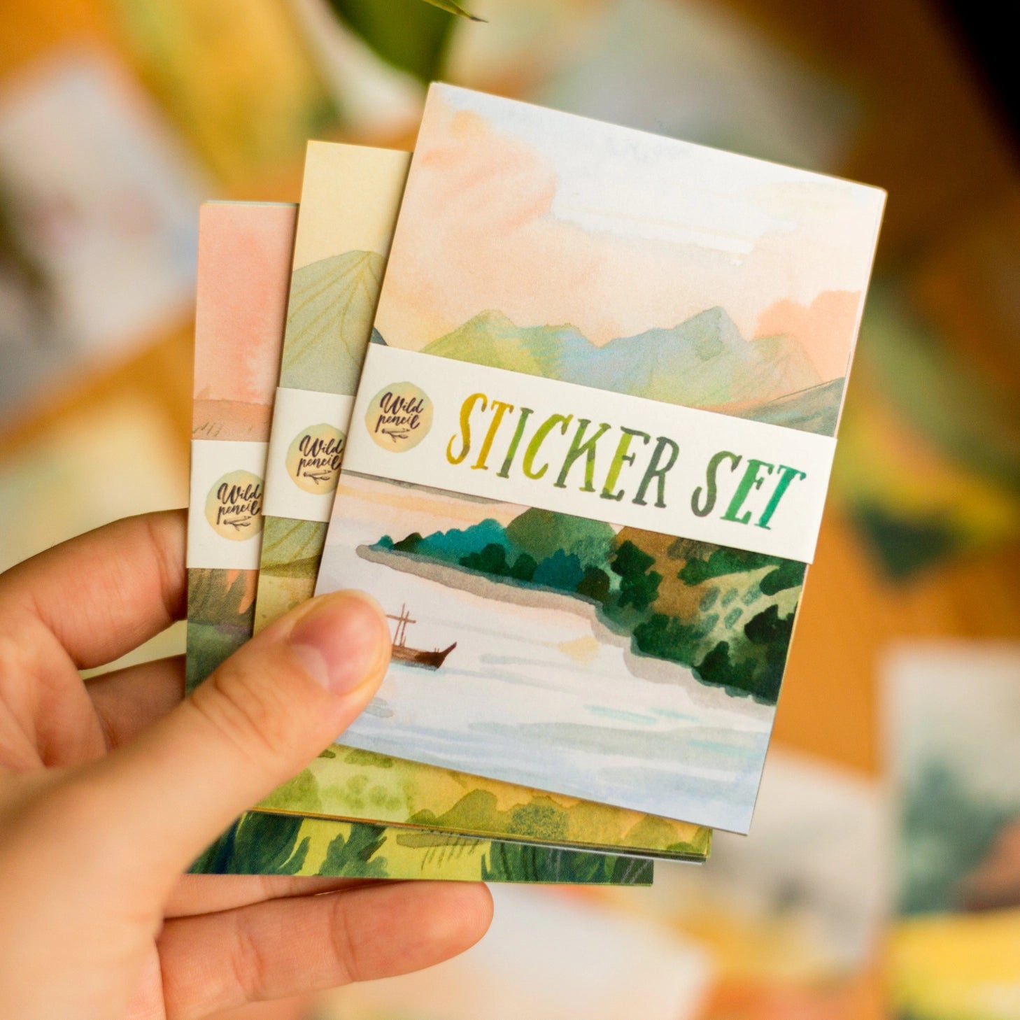 This label sticker set is not only perfect for your notebooks, but also can perfectly serve as a labels for your gifts. My favourite use is to just stick them on a folded piece of paper and use as a birthday card!