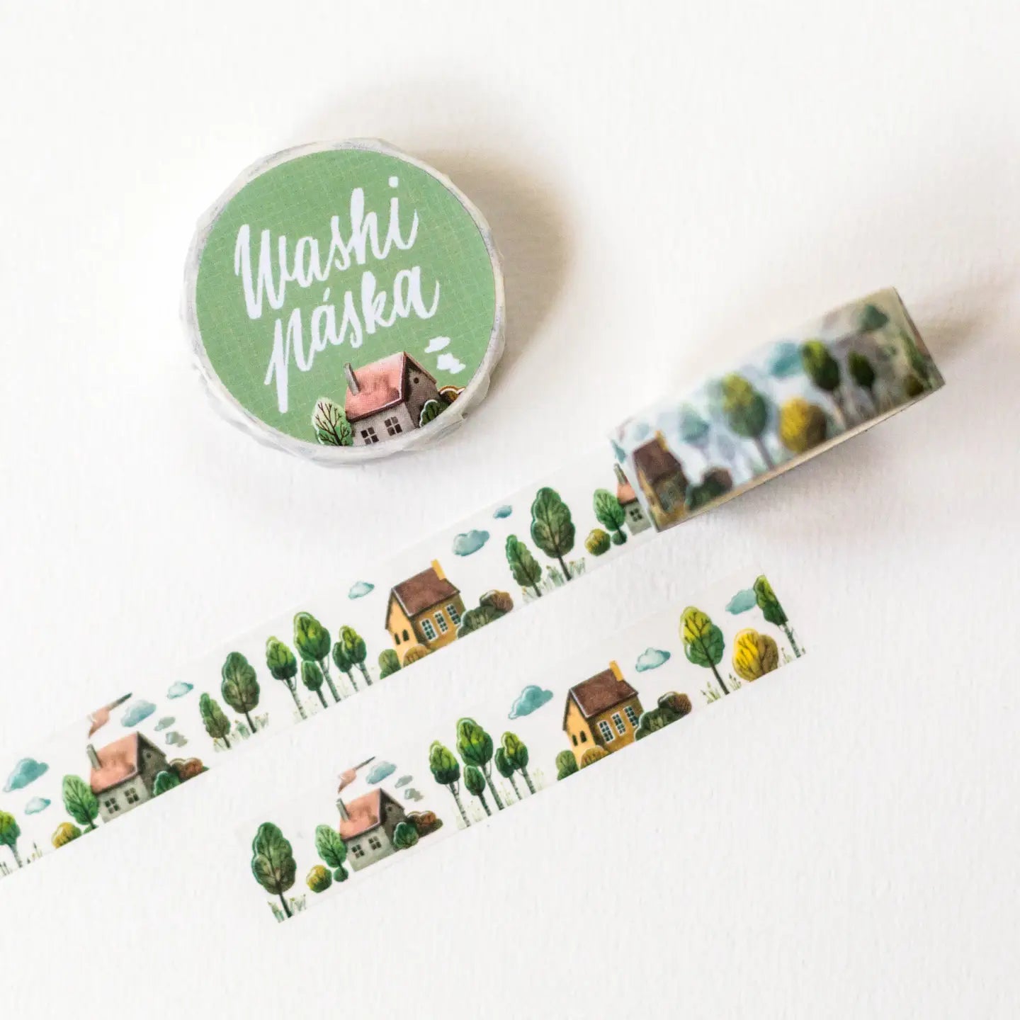 ✸ WASHI TAPE ✸

Cute washi tape to decorate your journals, seal your envelopes, scrapbook or packages. All the design are my own original. The washi tapes are printed in a traditional factory and are very high quality.

✸ DETAILS ✸

one roll measures 10 m (32.9 feet)
width of the roll is 15 mm (0.6 inch)
packaged in paper
