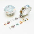 ✸ WASHI TAPE ✸

Cute washi tape to decorate your journals, seal your envelopes, scrapbook or packages. All the design are my own original. The washi tapes are printed in a traditional factory and are very high quality.

✸ DETAILS ✸

one roll measures 10 m (32.9 feet)
&nbsp;width of the roll is 15 mm (0.6 inch)
packaged in paper