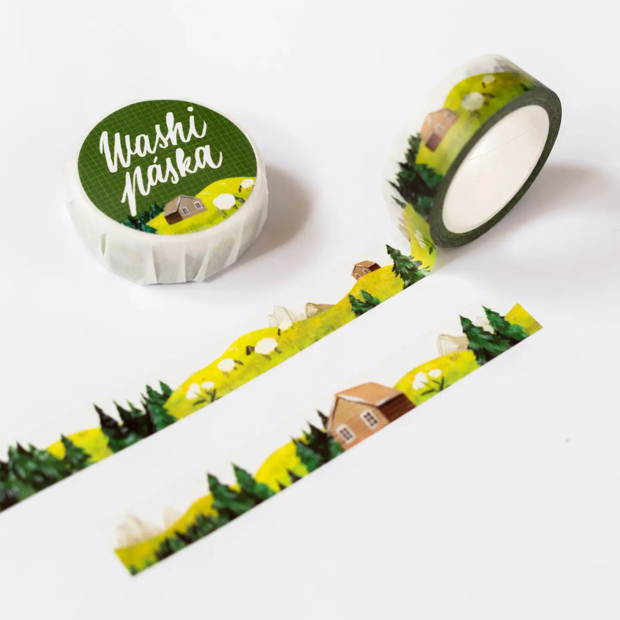 ✸ WASHI TAPE ✸

Cute washi tape to decorate your journals, seal your envelopes, scrapbook or packages. All the design are my own original. The washi tapes are printed in a traditional factory and are very high quality.

✸ DETAILS ✸

one roll measures 10 m (32.9 feet)
&nbsp;width of the roll is 15 mm (0.6 inch)
packaged in paper
