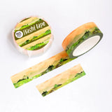 ✸ WASHI TAPE ✸

Cute washi tape to decorate your journals, seal your envelopes, scrapbook or packages. All the design are my own original. The washi tapes are printed in a traditional factory and are very high quality.

✸ DETAILS ✸

one roll measures 10 m (32.9 feet)
&nbsp;width of the roll is 15 mm (0.6 inch)
packaged in paper