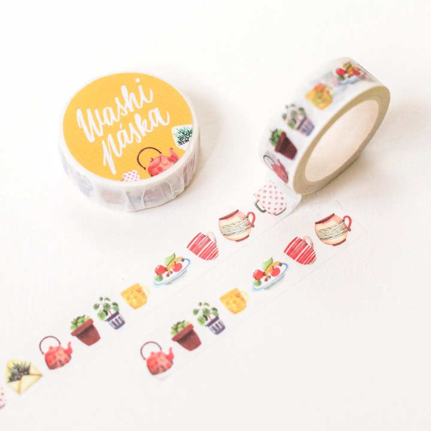 ✸ WASHI TAPE ✸

Cute washi tape to decorate your journals, seal your envelopes, scrapbook or packages. All the design are my own original. The washi tapes are printed in a traditional factory and are very high quality.

✸ DETAILS ✸

one roll measures 10 m (32.9 feet)
&nbsp;width of the roll is 15 mm (0.6 inch)
packaged in paper