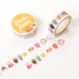 ✸ WASHI TAPE ✸

Cute washi tape to decorate your journals, seal your envelopes, scrapbook or packages. All the design are my own original. The washi tapes are printed in a traditional factory and are very high quality.

✸ DETAILS ✸

one roll measures 10 m (32.9 feet)
&nbsp;width of the roll is 15 mm (0.6 inch)
packaged in paper